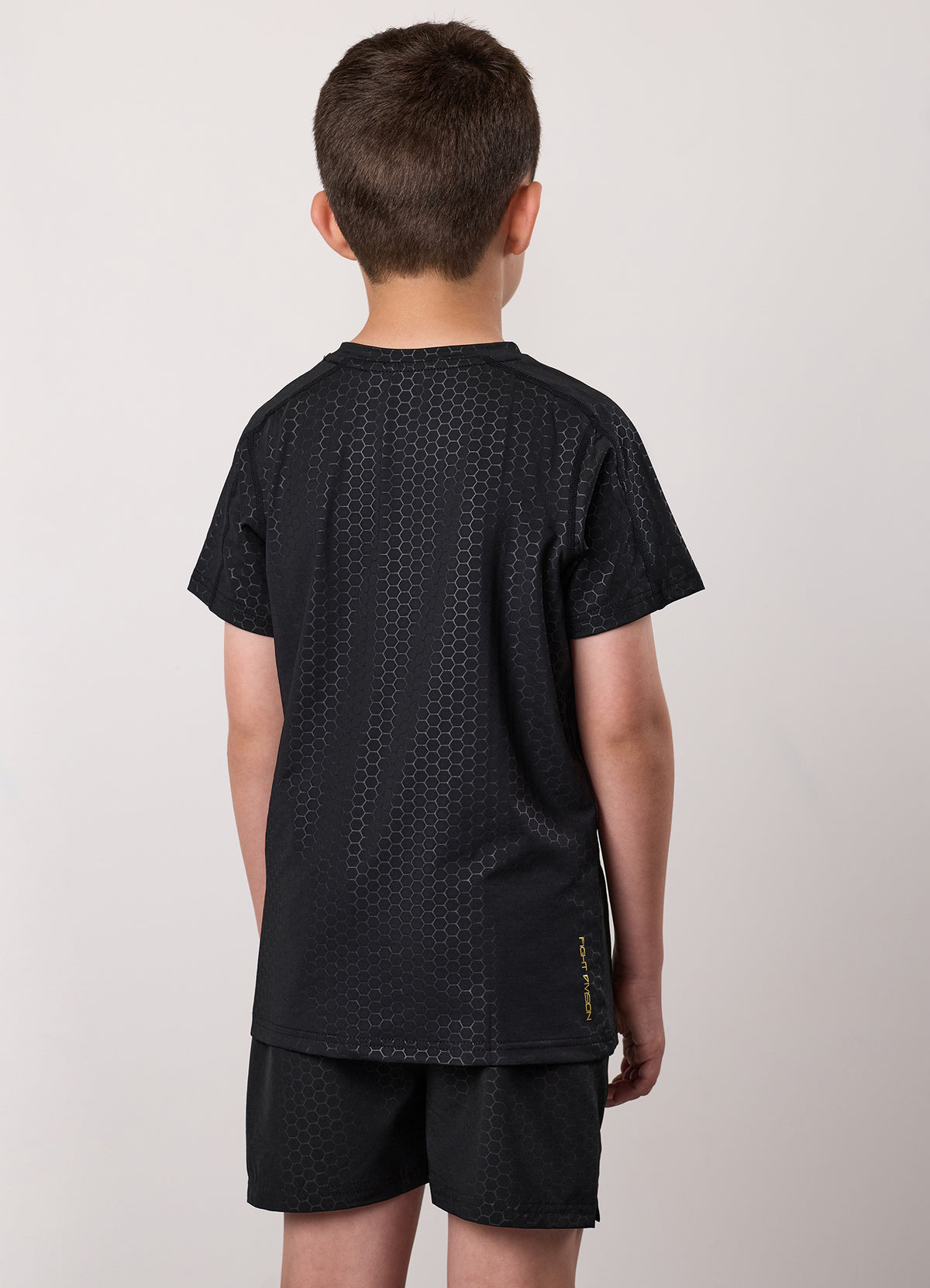 Gym King Older Kids Fight Division Debossed Training Tee - Black