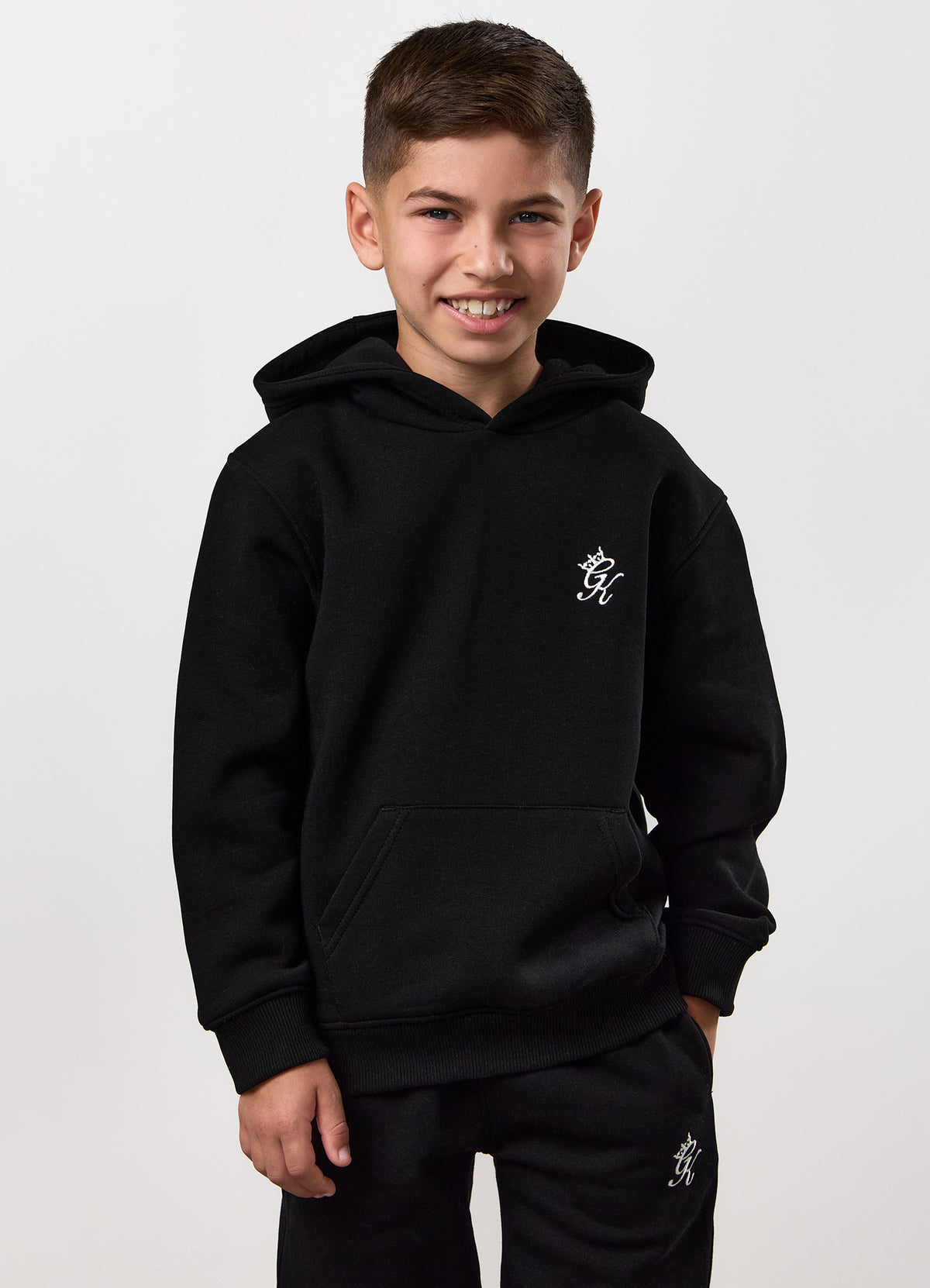 Gym King Kids Fundamental Hoodie - Black