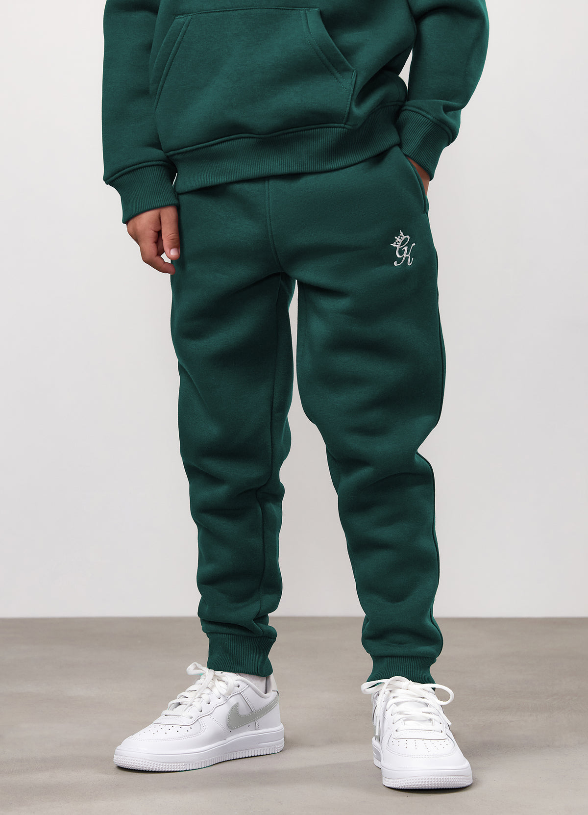 Gym King Older Kids Fundamental Jogger - Deep Forest Green