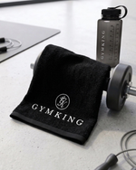 Gym King Small Pro Logo Towel - Black/White thumbnail