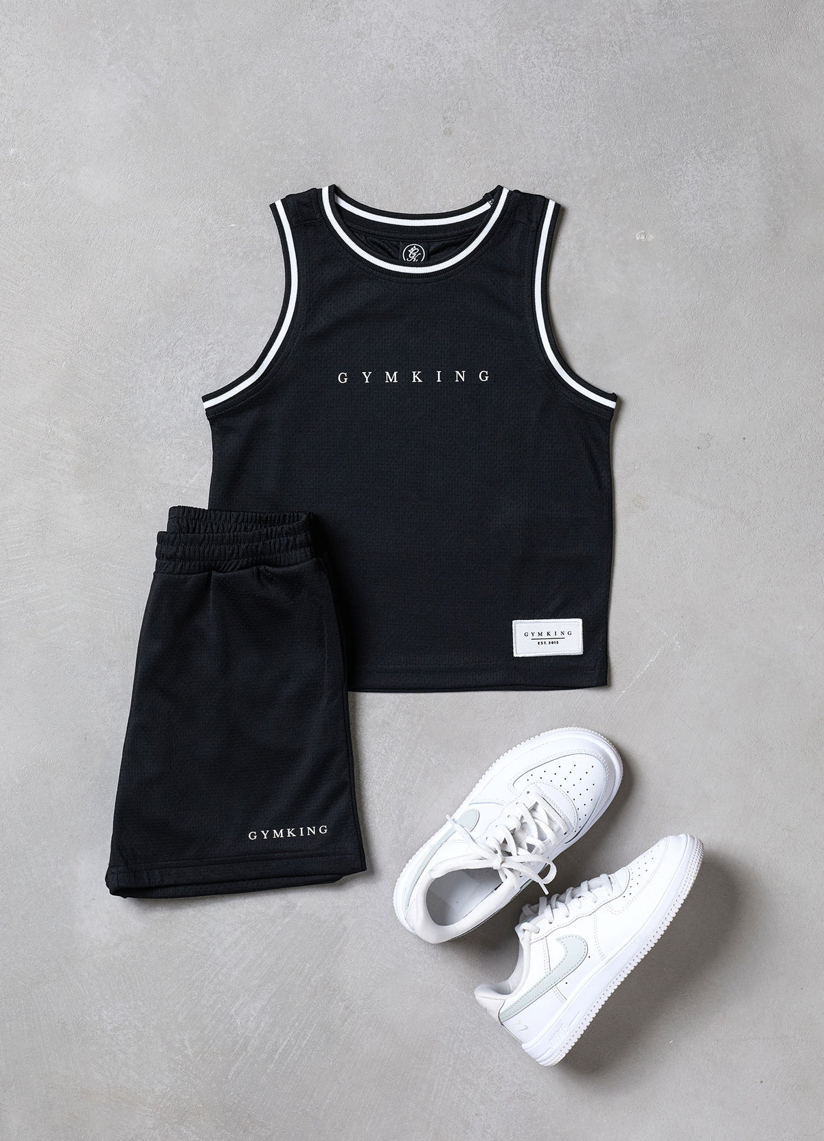 Gym King Younger Kids Brooklyn Mesh Short - Black