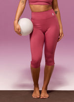 Gym King 365 Capri Legging - Berry thumbnail