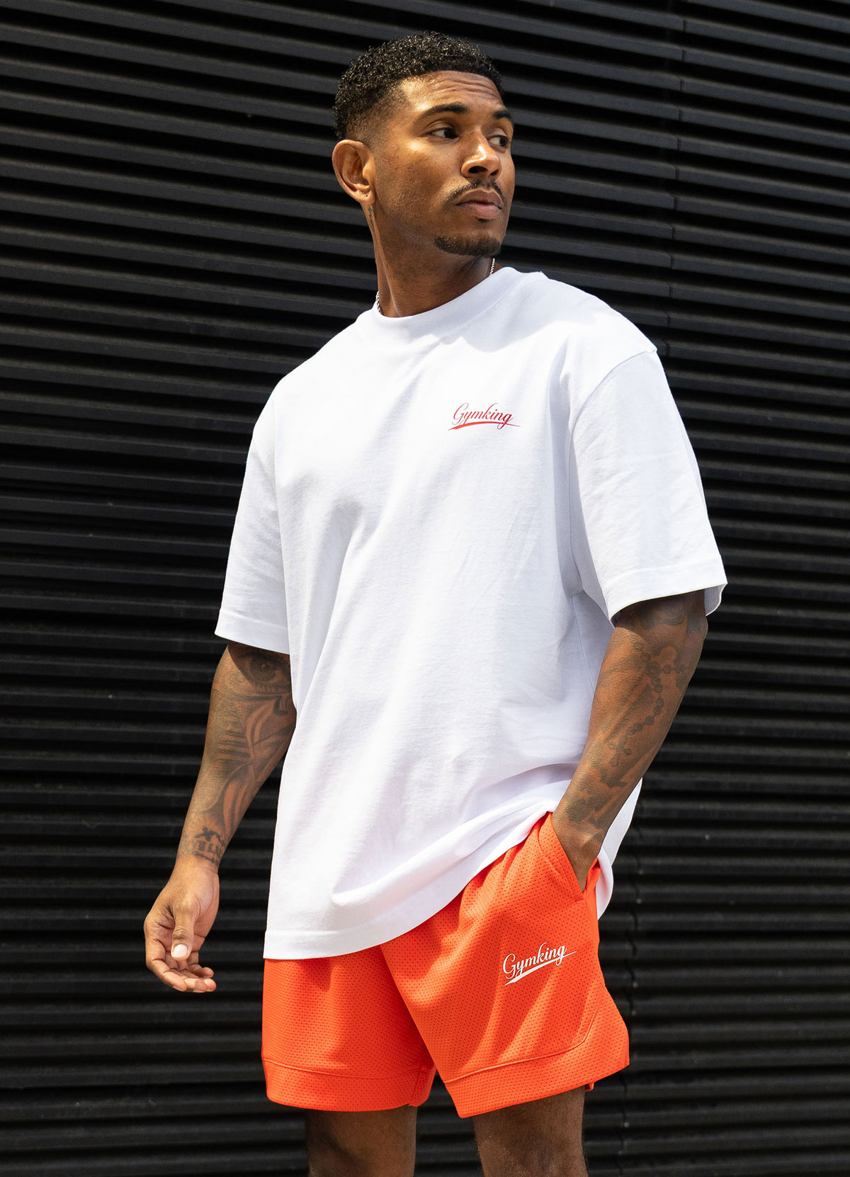 Gym King College Jersey T-Shirt - White