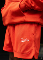 Gym King College Mesh-short - Lava Orange (miniatuurafbeelding)