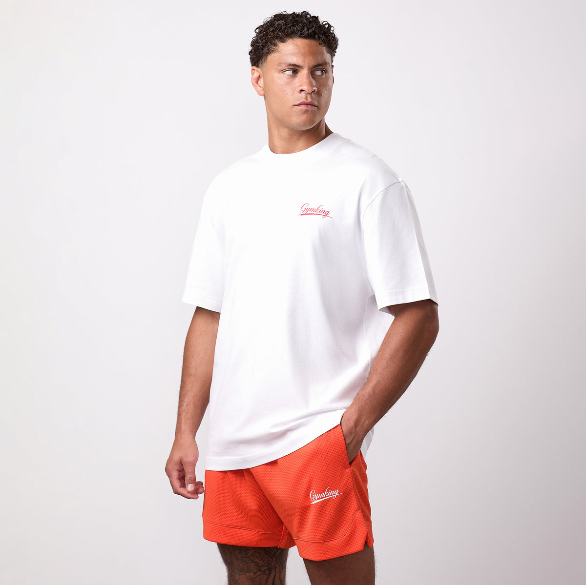 Gym King College Jersey T-Shirt - White