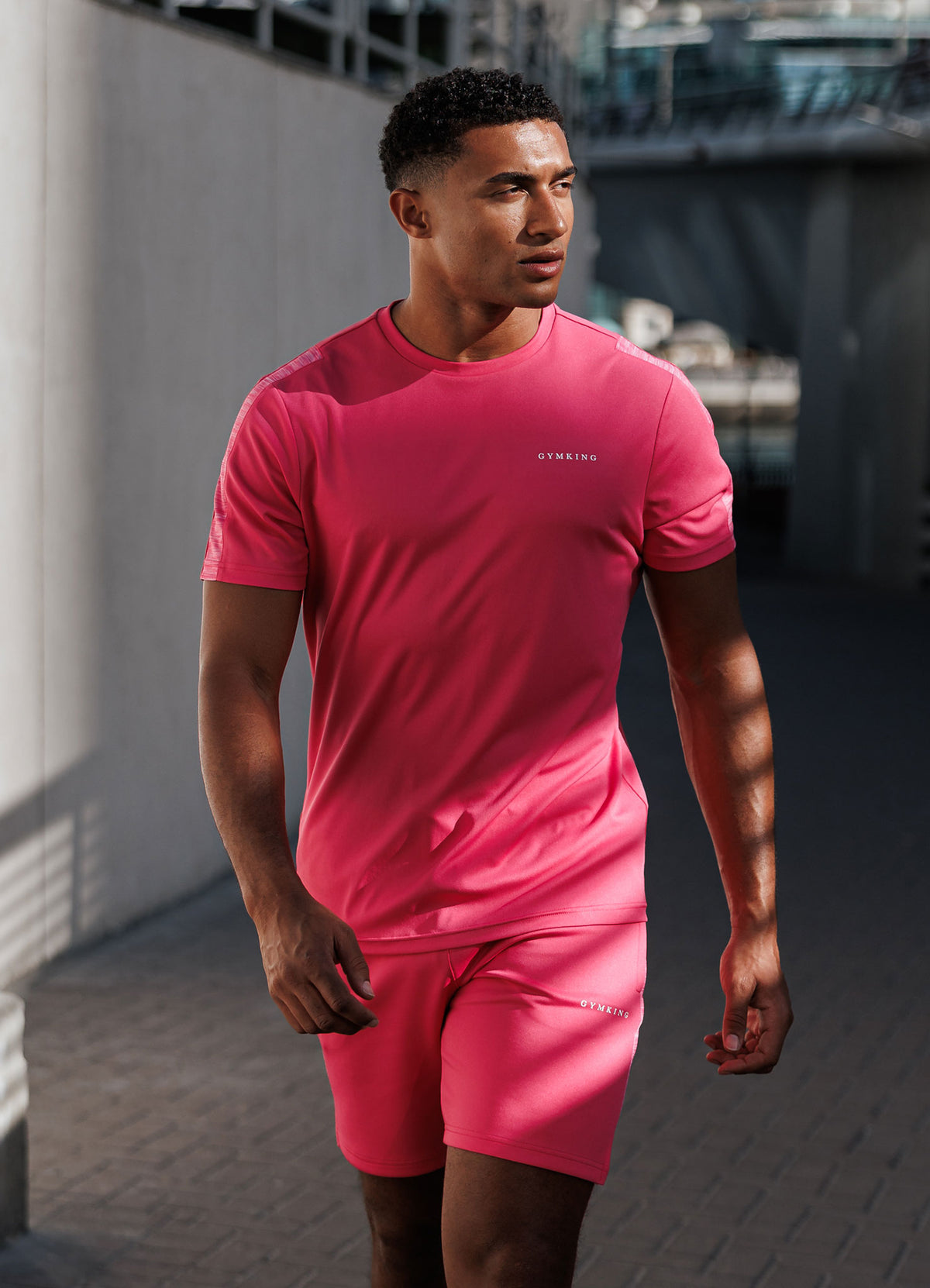Gym King Core Plus Poly 2.0 T-shirt - Roze