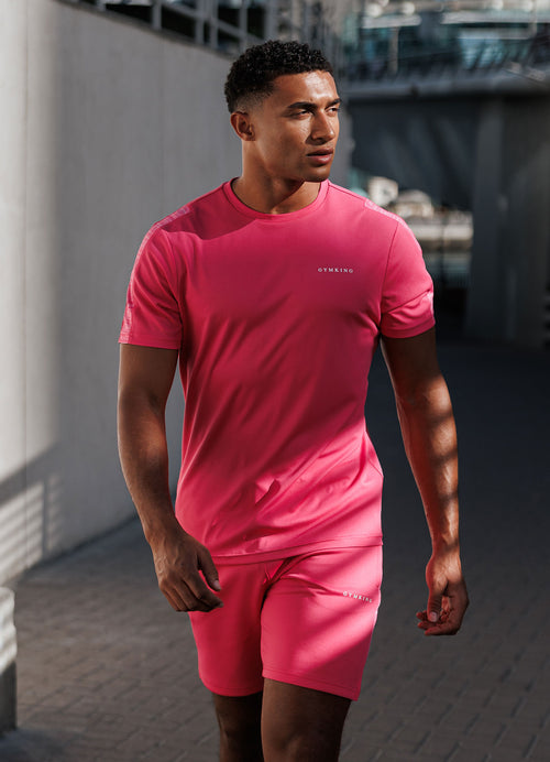 Gym King Core Plus Poly 2.0 T-shirt - Roze