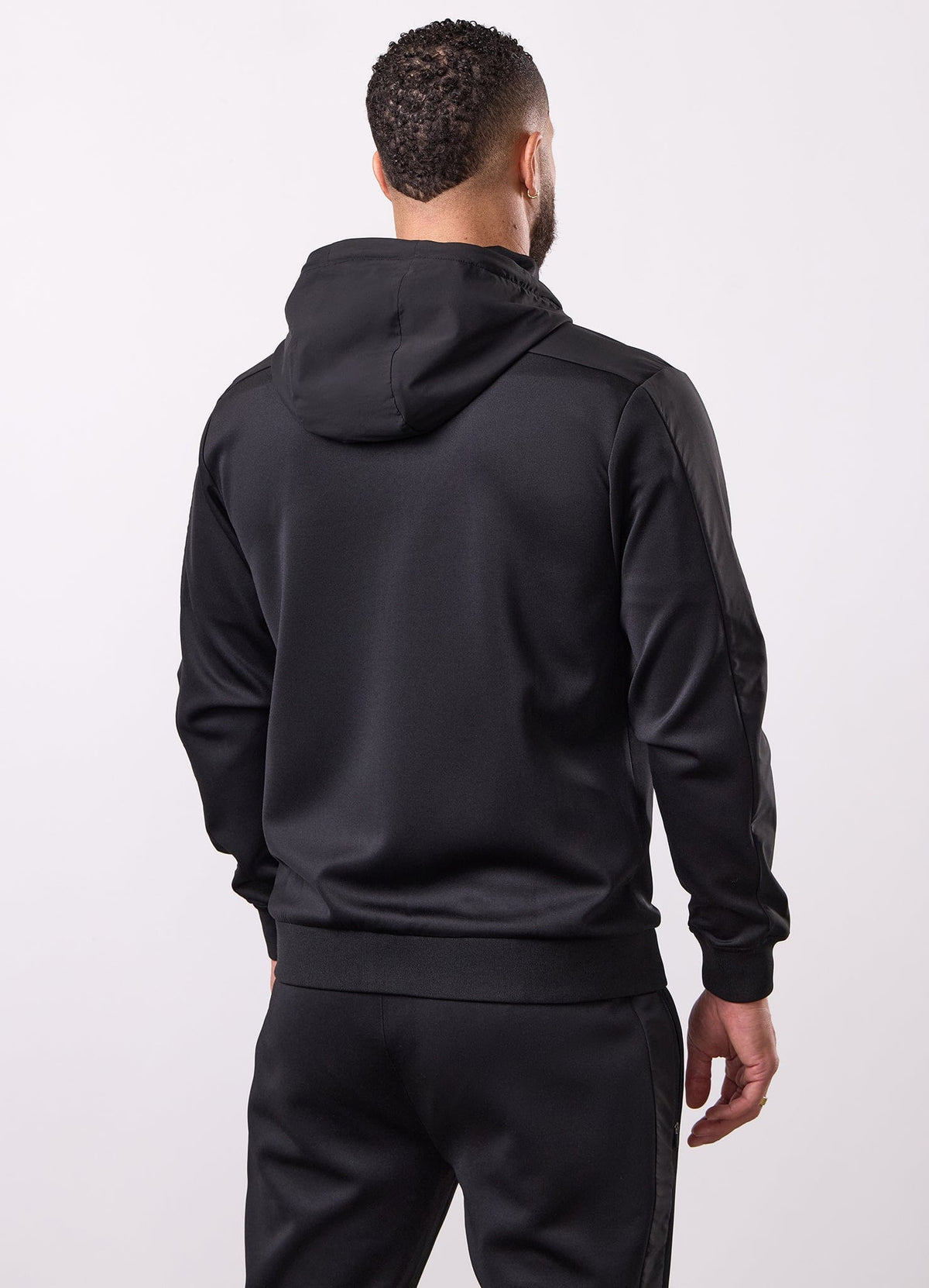 Gym King Core Plus Panel Hoodie - Black