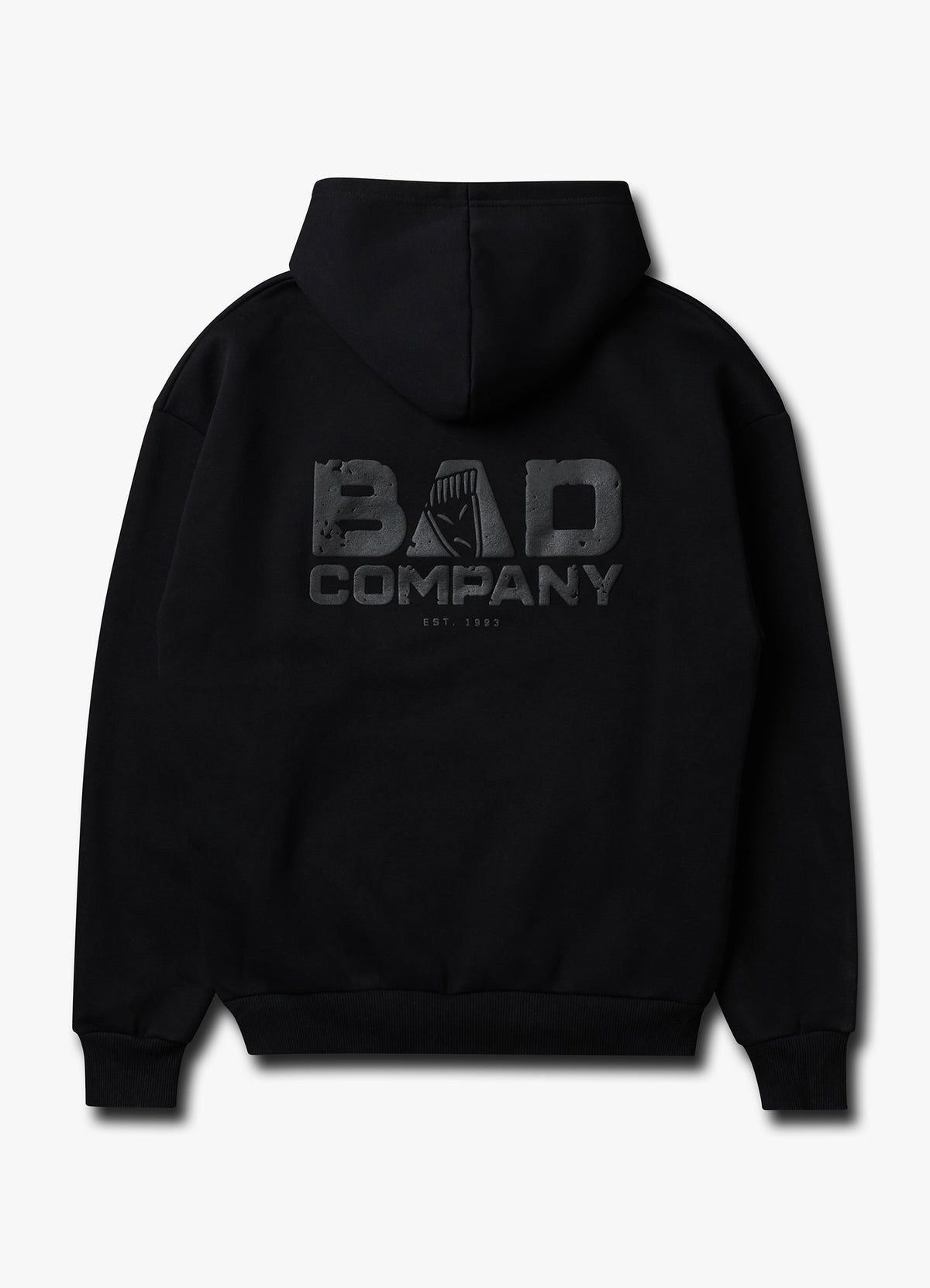 Gym King Bad Company fleecehoodie - Zwart/Zwart