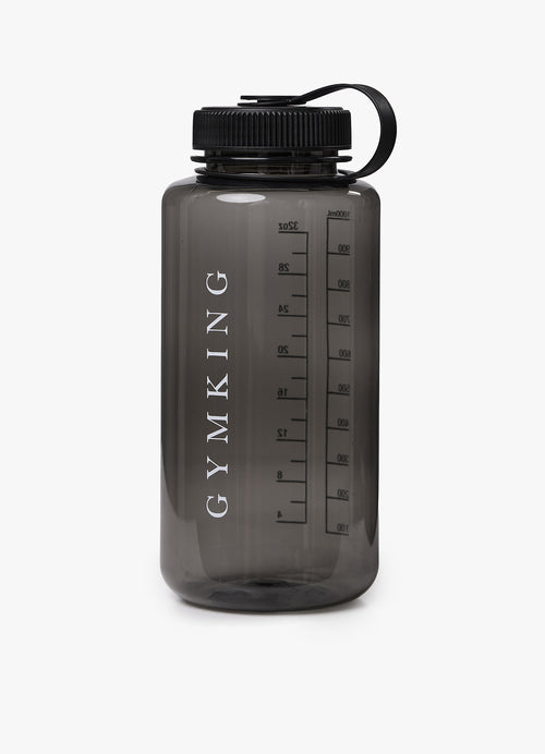 Gym King Linear Sports Bottle - Black Tint