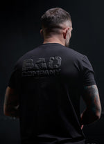 Gym King Bad Company Jersey T-Shirt - Black/Black thumbnail