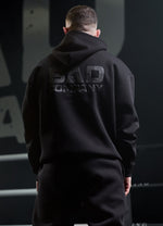 Gym King Bad Company Fleece Hoodie - Black/Black thumbnail