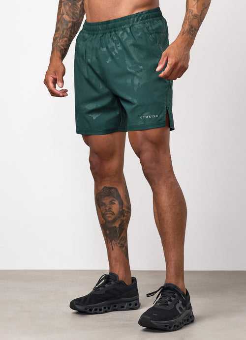 Gym King Debossed Camo Short 5