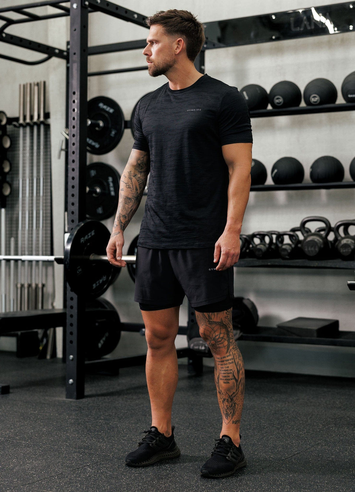 Gym King Dynamic Performance 2-In-1 Short - Black