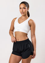 Gym King Dynamic Mesh Medium Support Bra - White thumbnail