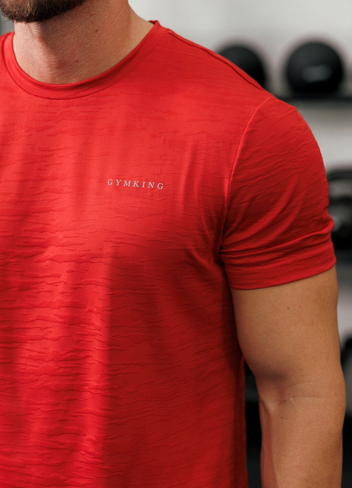 Gym King Dynamic Training T-Shirt - Blood Stone