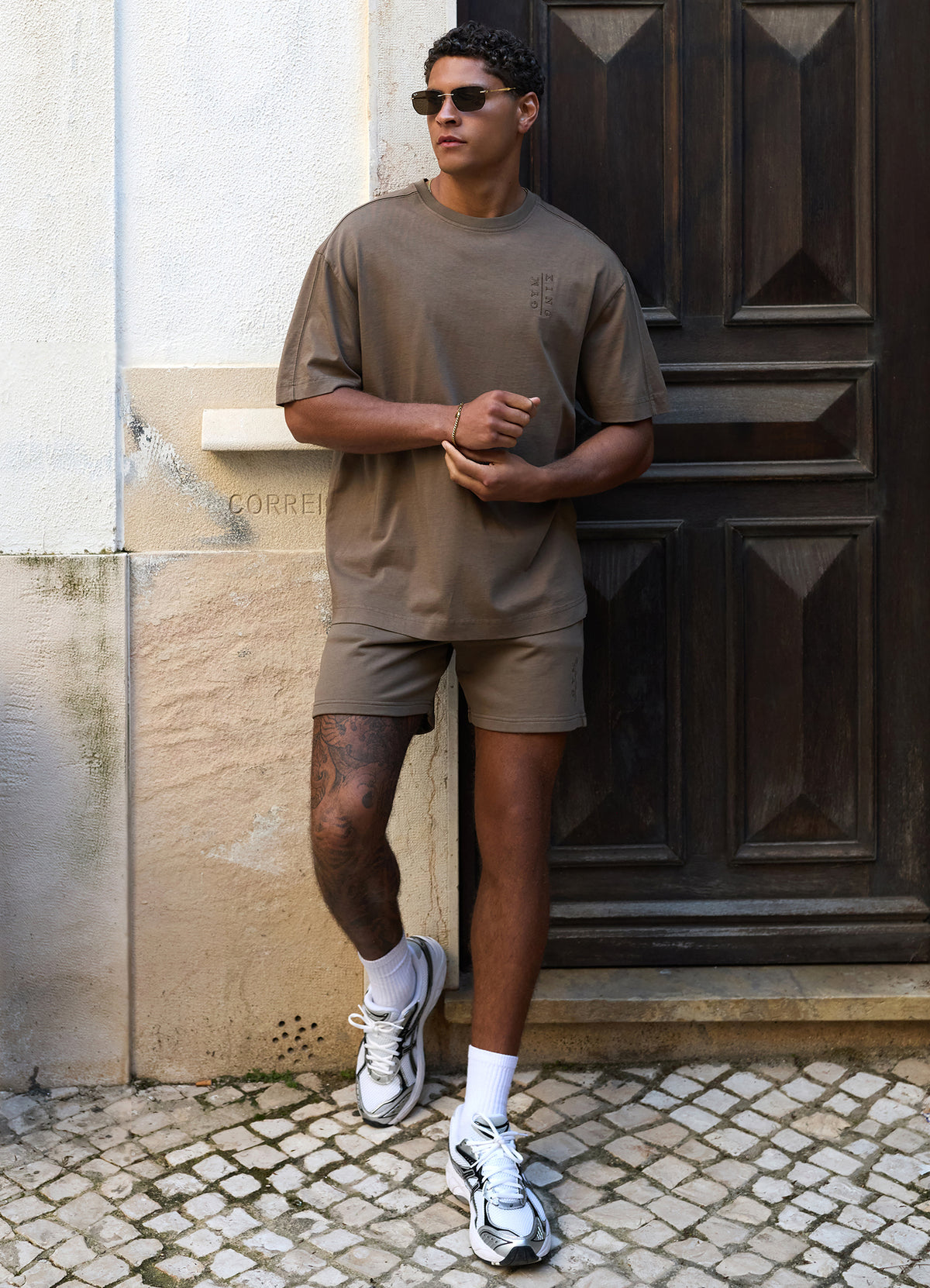 Gym King Roam Washed Short - Mosswood