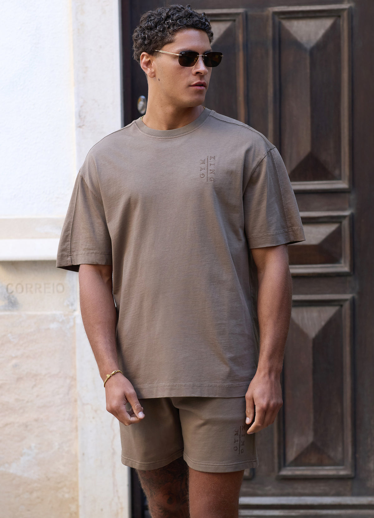 Gym King Roam Washed T-Shirt - Mosswood