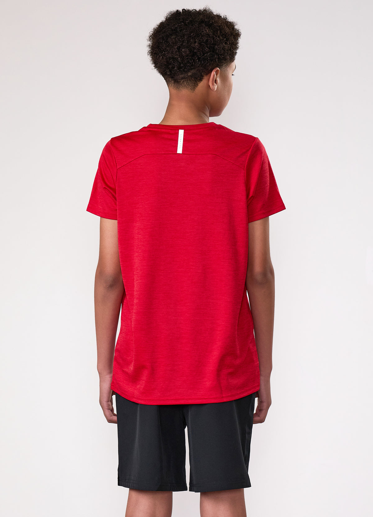 Gym King Older Kids Element Tee - Red Pepper Marl