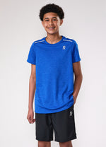 Gym King Older Kids Element Tee - Sonic Blue Marl thumbnail
