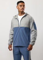 Gym King Endurance Hybrid Jacket - Urban Grey/Deep Sea Blue thumbnail