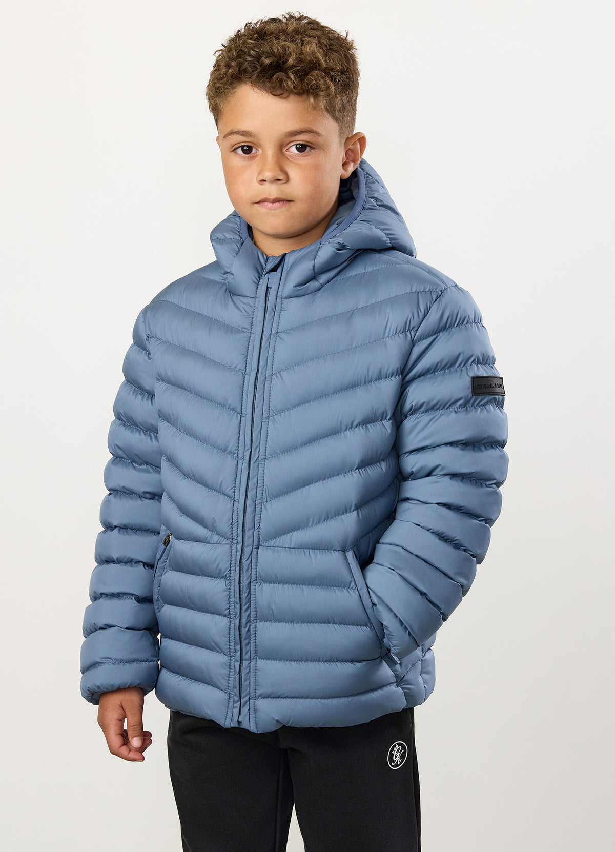 Gym King Older Kids Endurance Puffer Jacket - Slate Blue