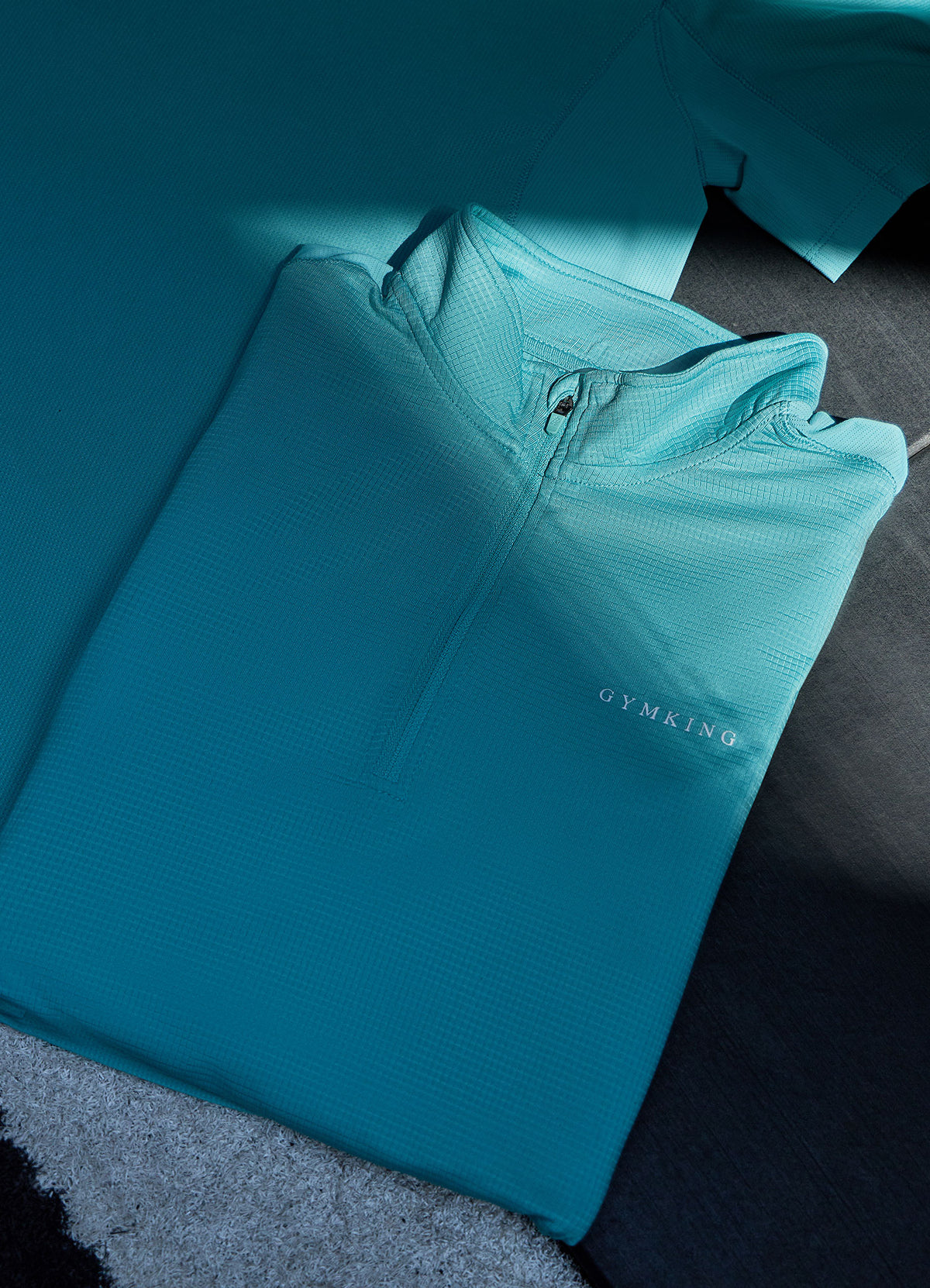 Gym King Energise 1/4 Zip - Urban Teal
