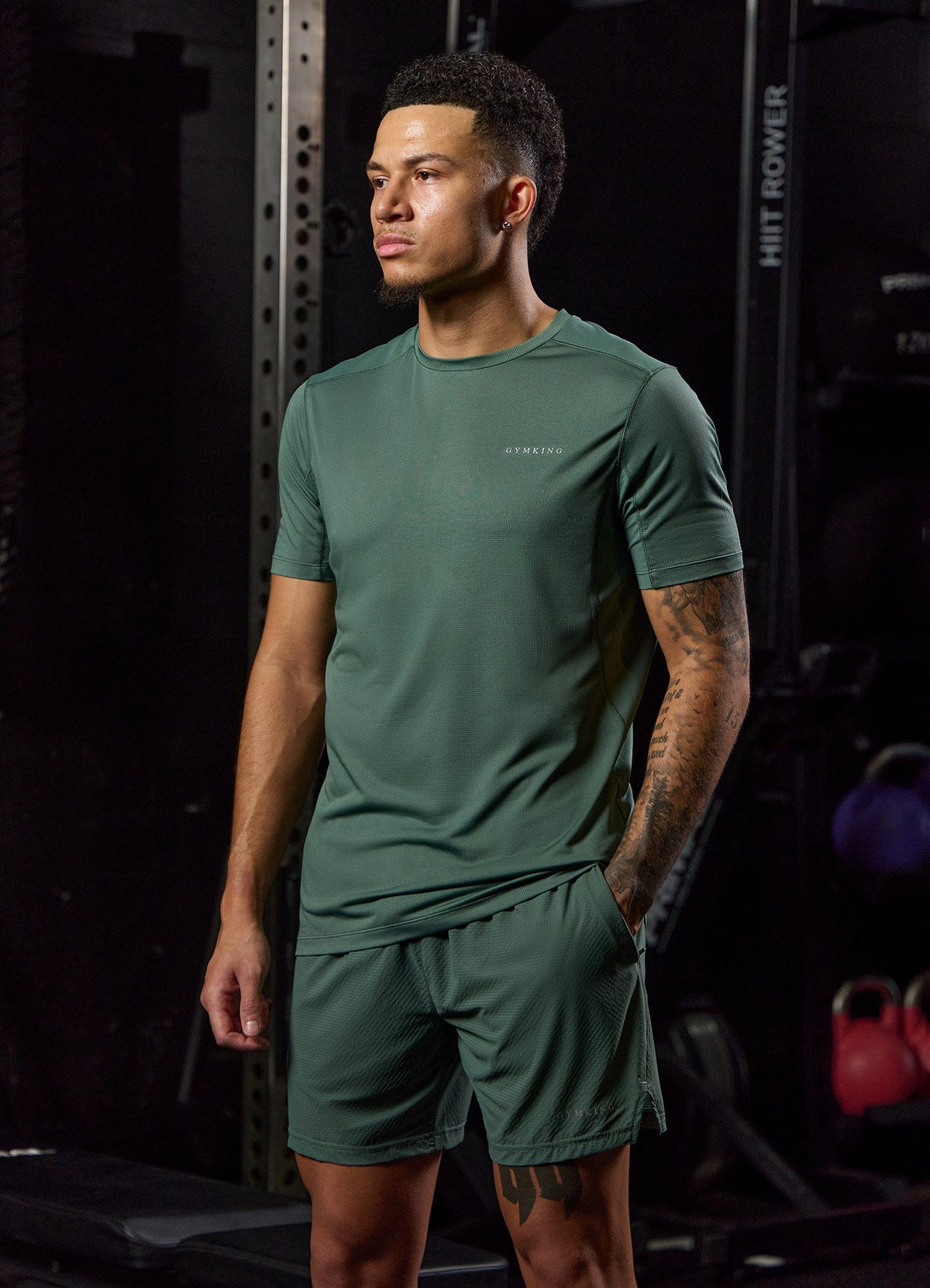 Gym King Energise T-Shirt - Army Green