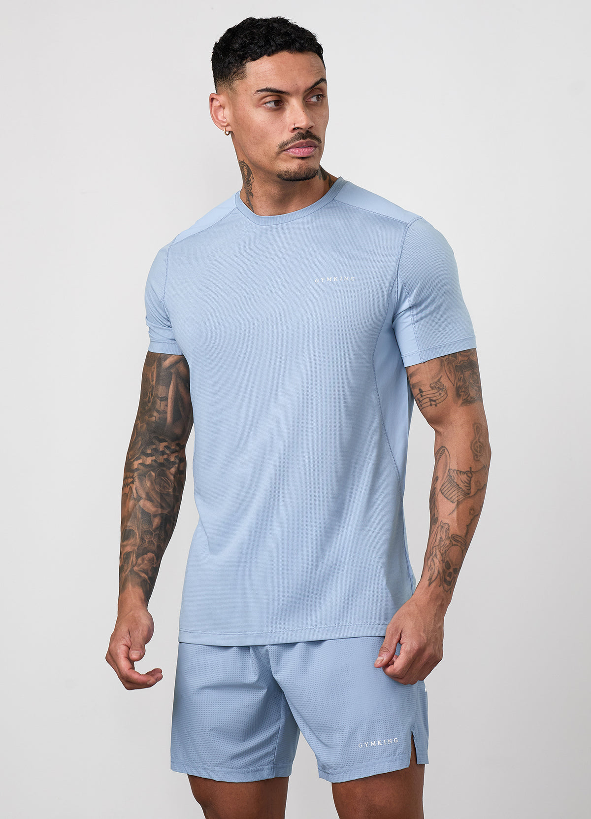 Gym King Energise T-Shirt - Powder Blue