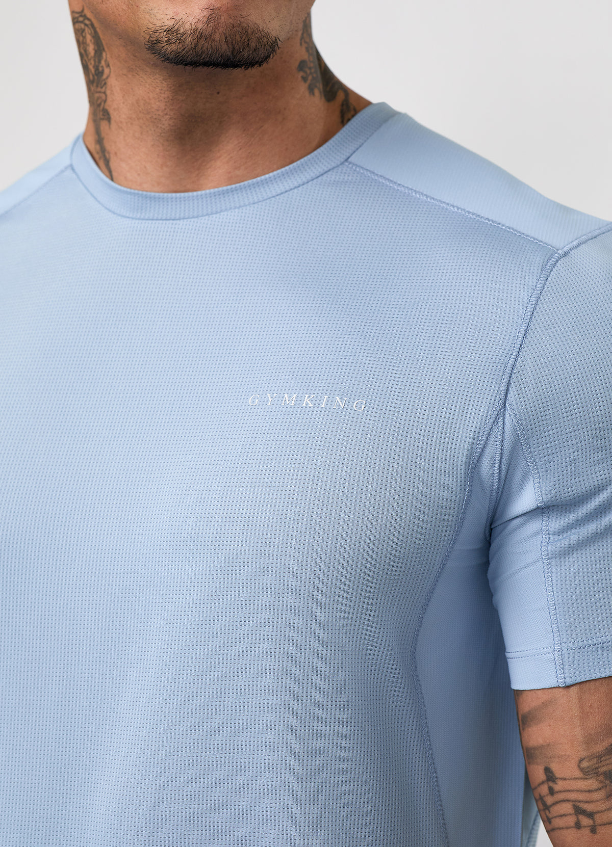 Gym King Energise T-shirt - Poederblauw
