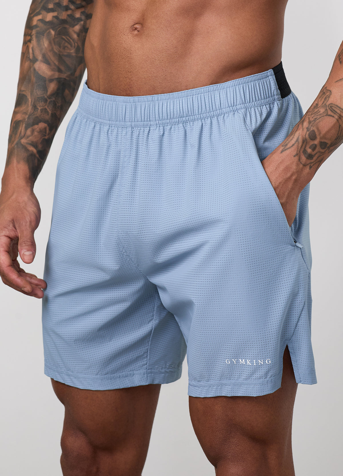Gym King Energise Short - Powder Blue