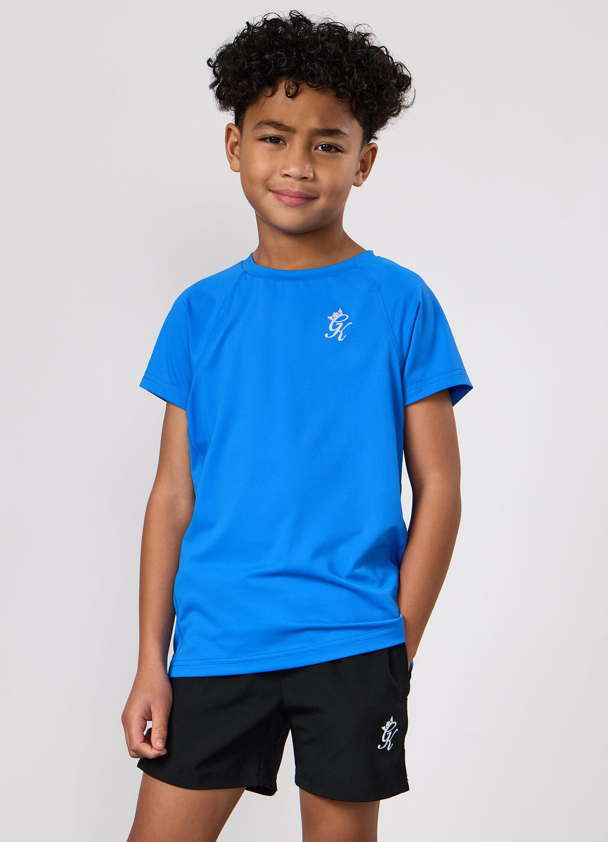 Gym King Older Kids Energy T-Shirt - Blue Surge