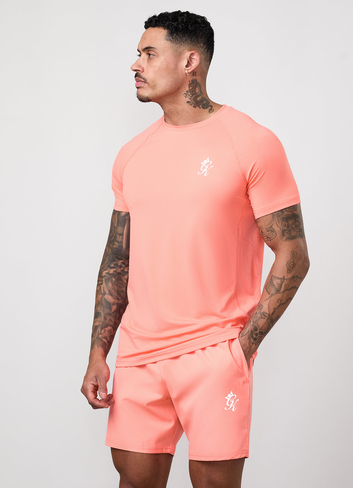 Gym King Energy T-Shirt - Coral Dust
