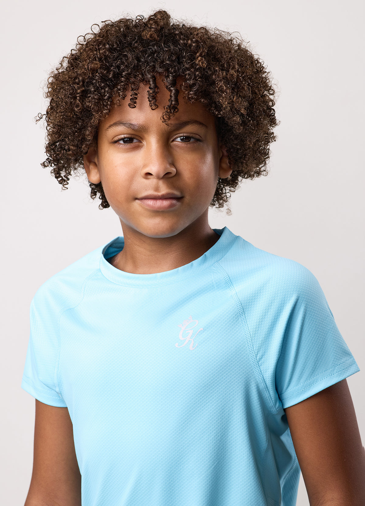 Gym King Older Kids Energy T-Shirt - Ibiza Blue