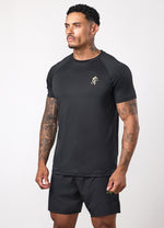 Gym King Energy T-Shirt - Black/Gold thumbnail