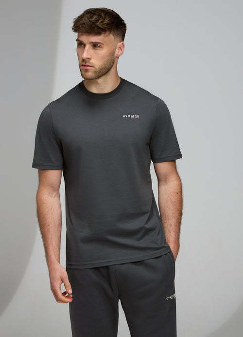 Gym King Established V2 T-Shirt - Green Smoke