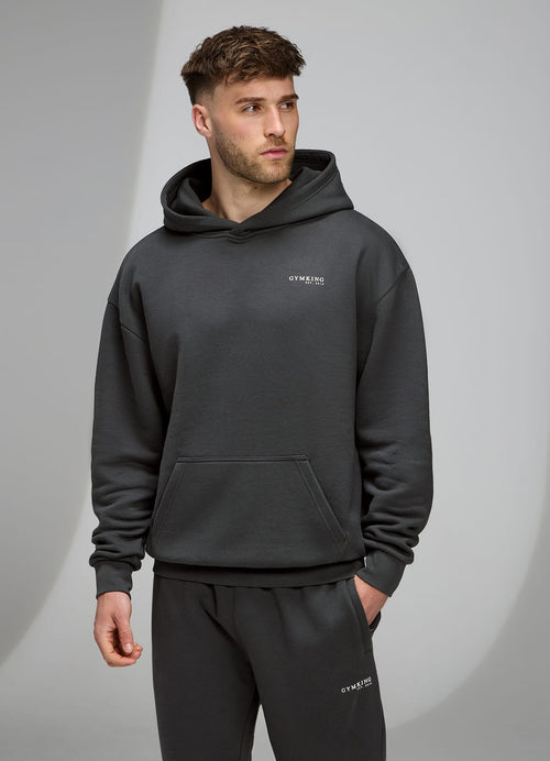 Gym King Established V2 Hoodie - Green Smoke