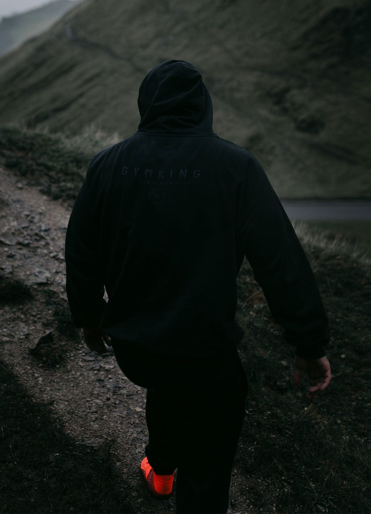 Gym King Stoic Esja Loopback Hoodie - Volcanic Black