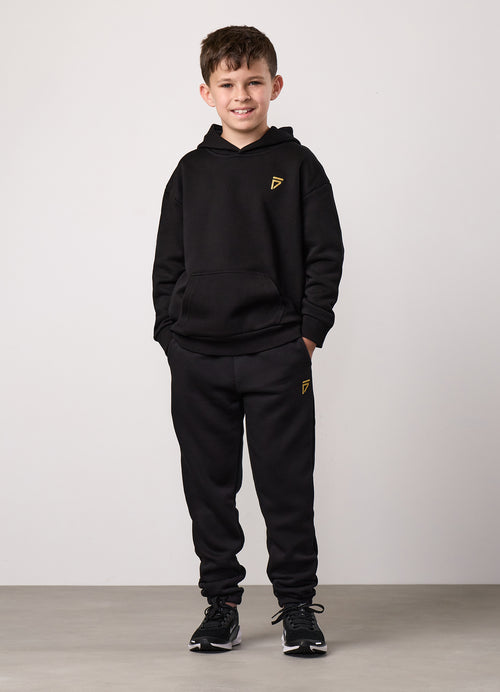 Gym King Kids Fight Division Tracksuit - Black/Gold