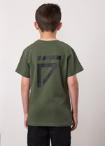 Gym King Kids Fight Division T-Shirt - Deep Olive thumbnail
