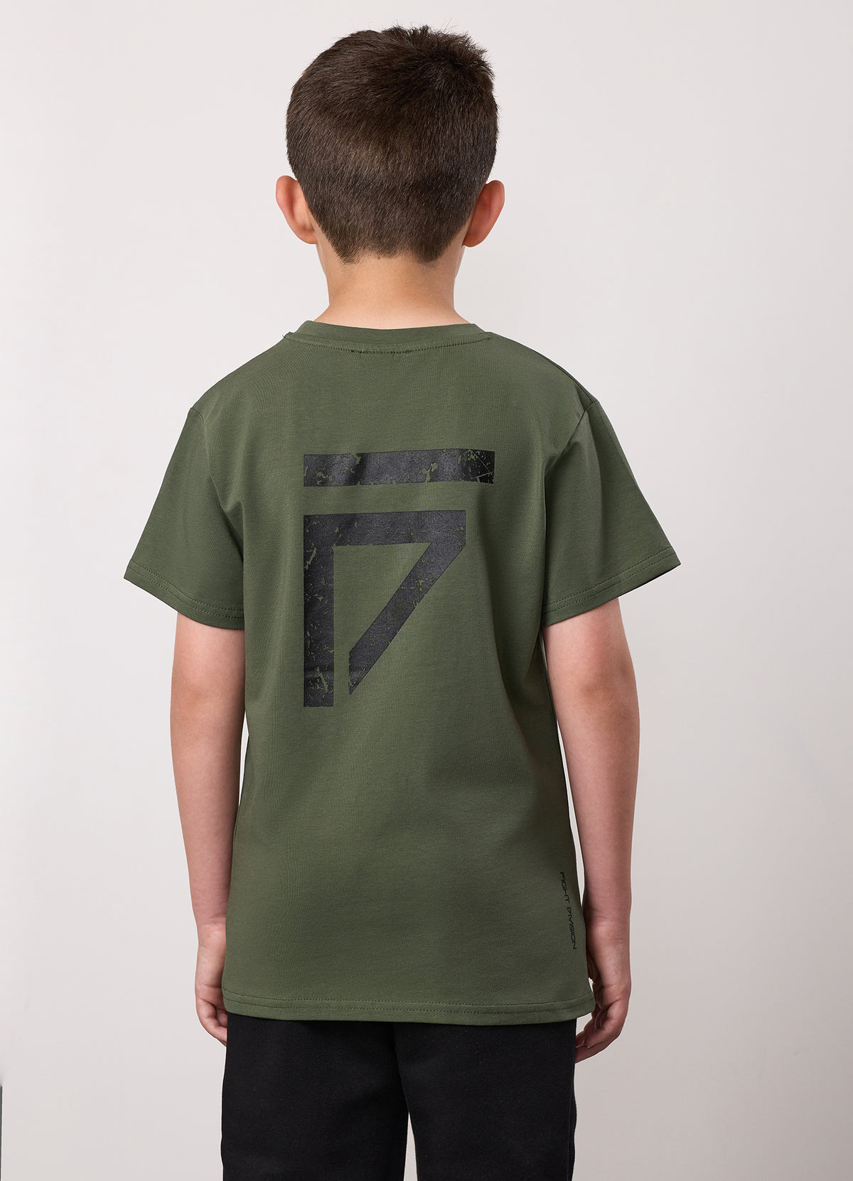 Gym King Kids Fight Division T-Shirt - Deep Olive