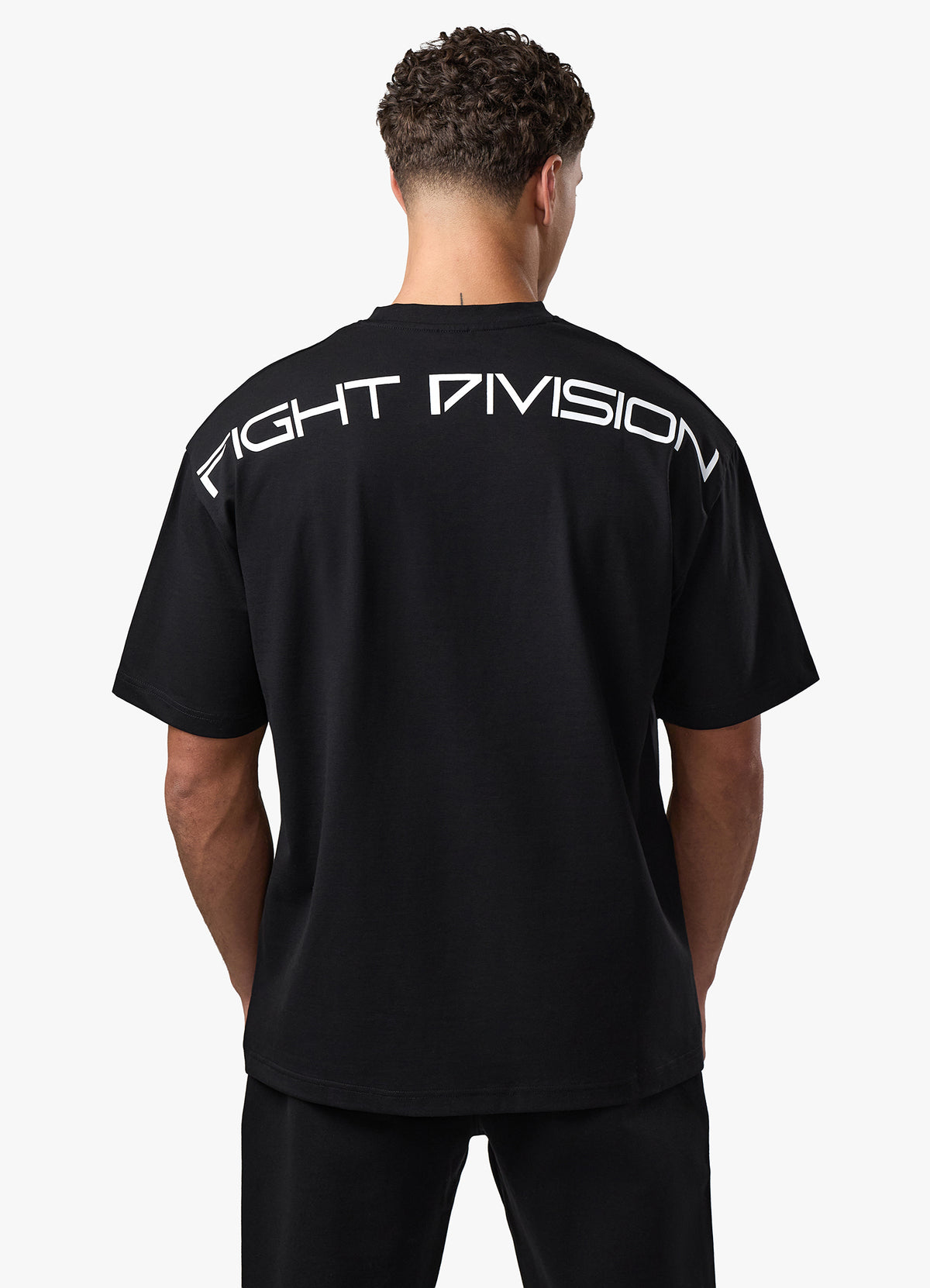 Gym King Fight Division Large Arch T-Shirt - Black