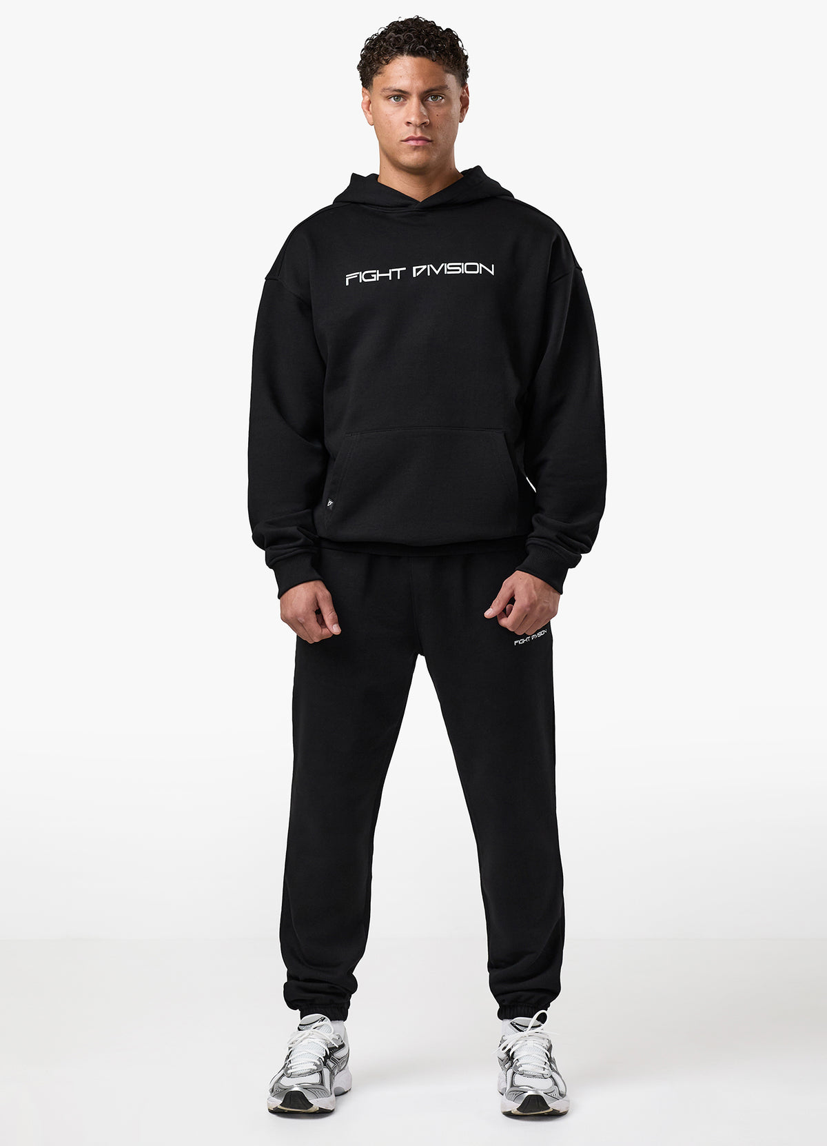 Gym King Fight Division Essential Tracksuit - Black