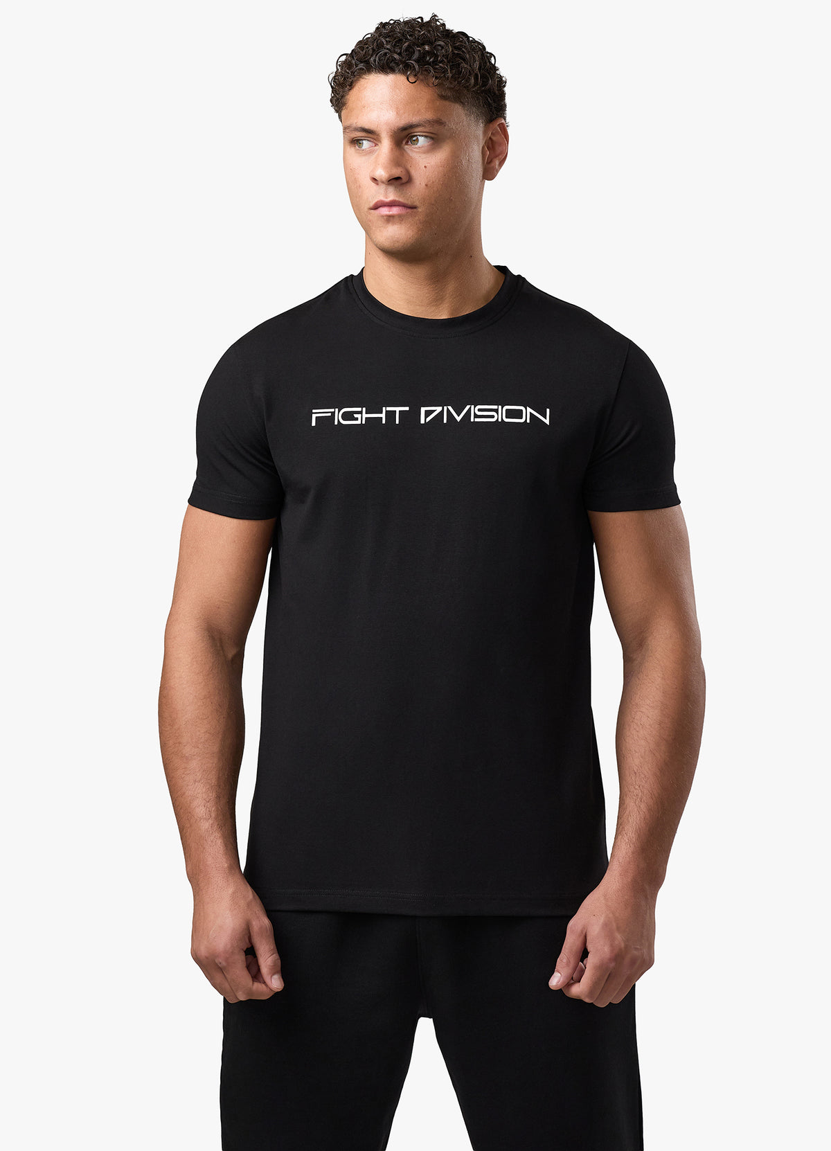 Gym King Fight Division Essential T-Shirt - Black