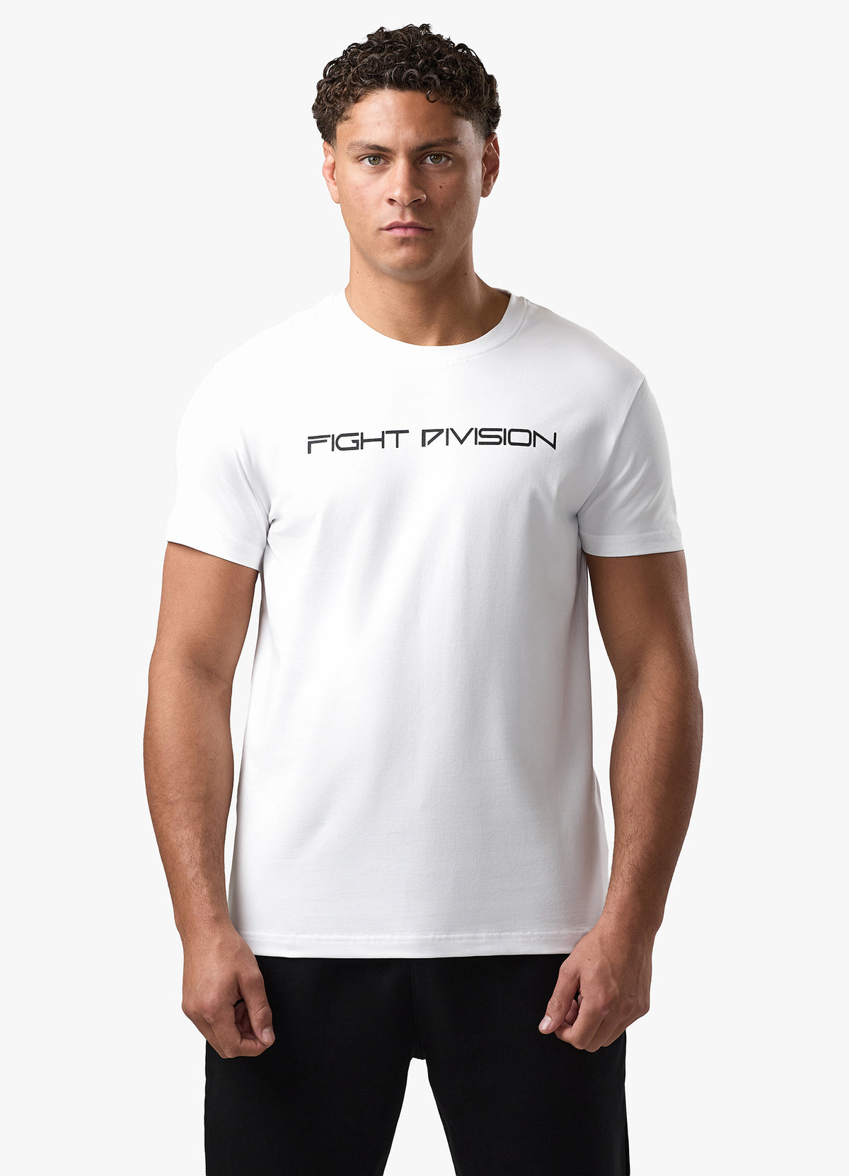 Gym King Fight Division Essential T-Shirt - White