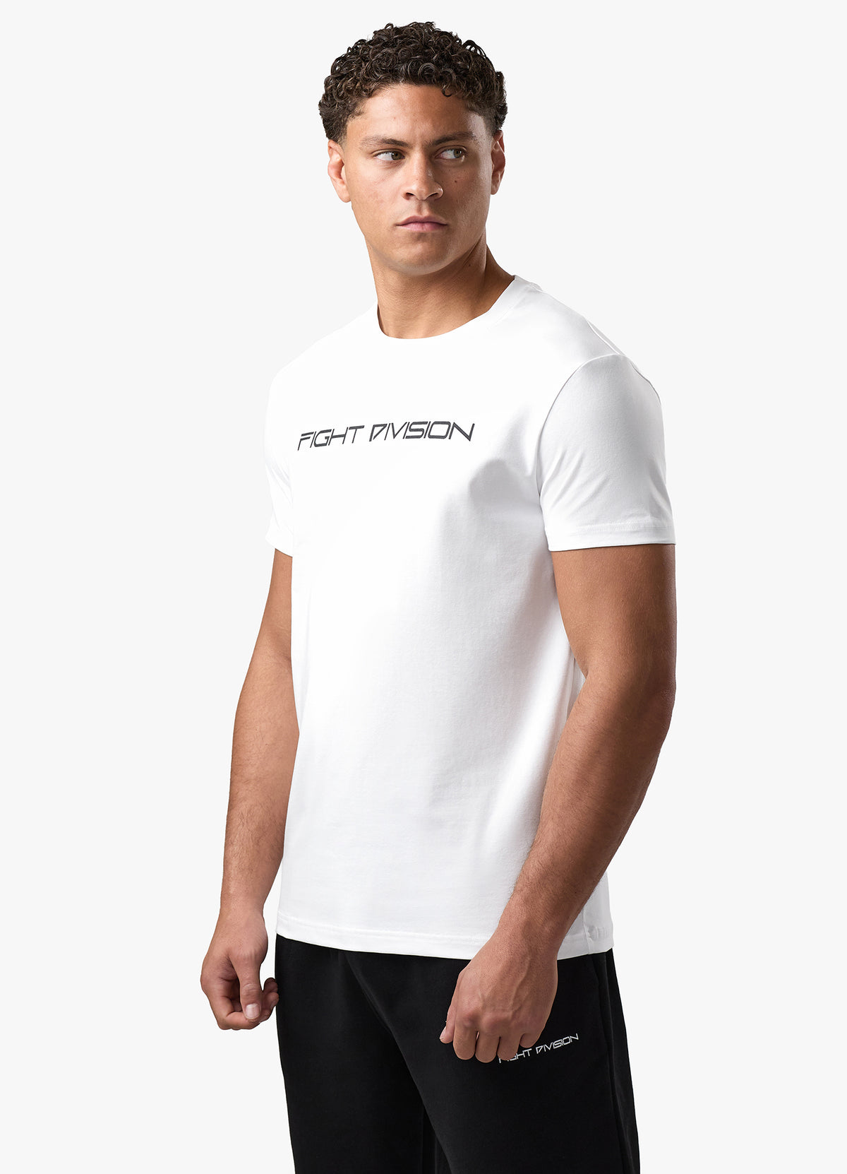 Gym King Fight Division Essential T-Shirt - White