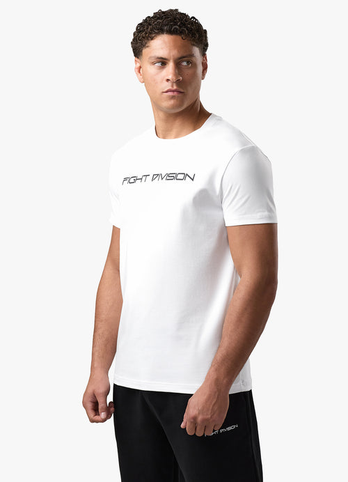 Gym King Fight Division Essential T-Shirt - White