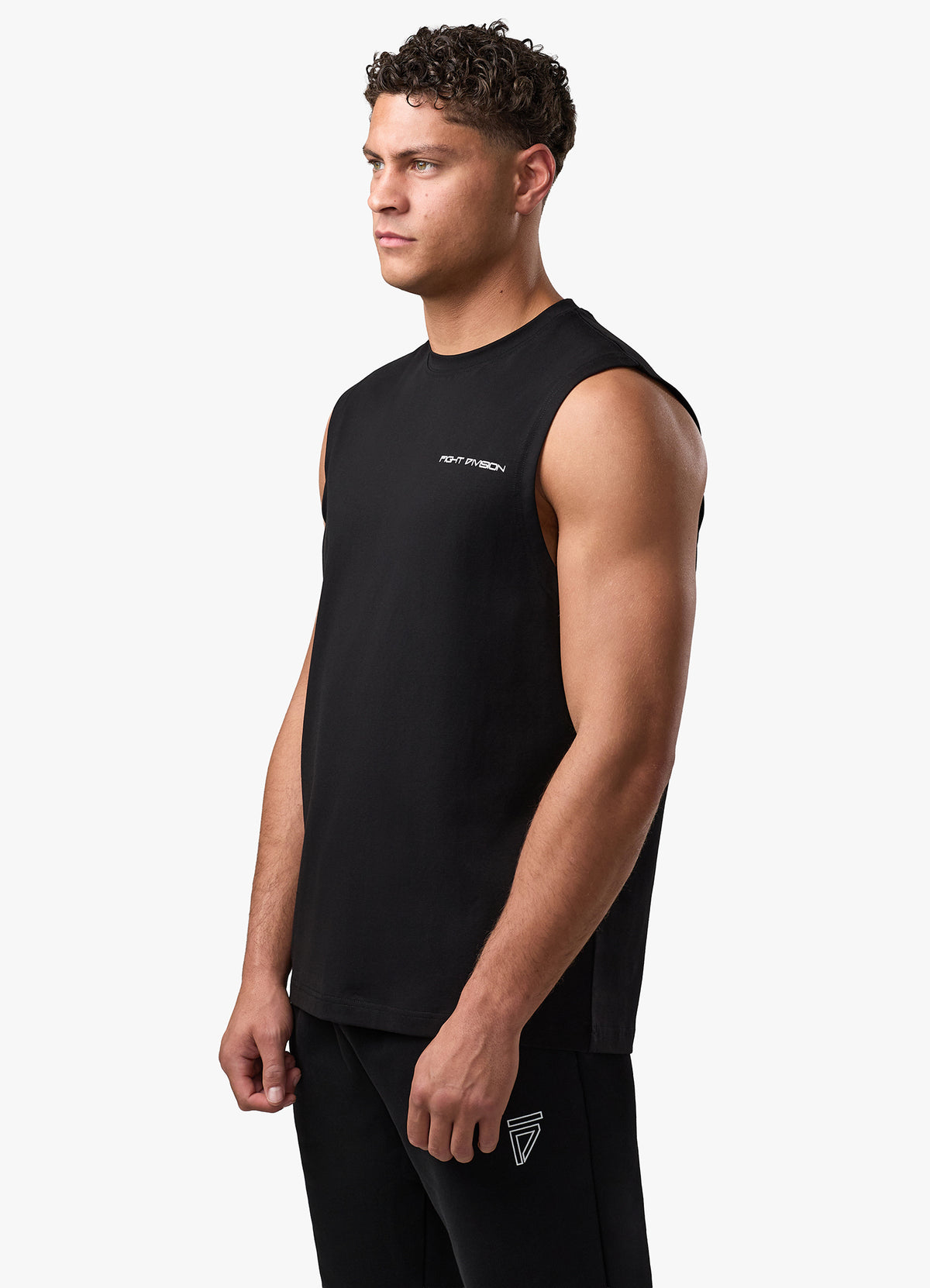 Gym King Fight Division Mindset Tank - Black