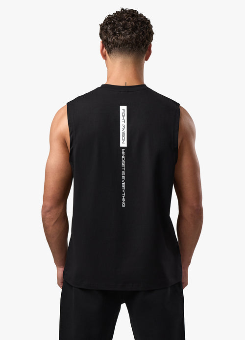 Gym King Fight Division Mindset Tank - Black