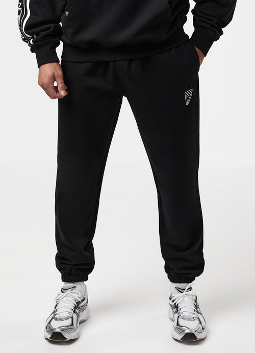 Gym King Fight Division Outline Jogger - Zwart